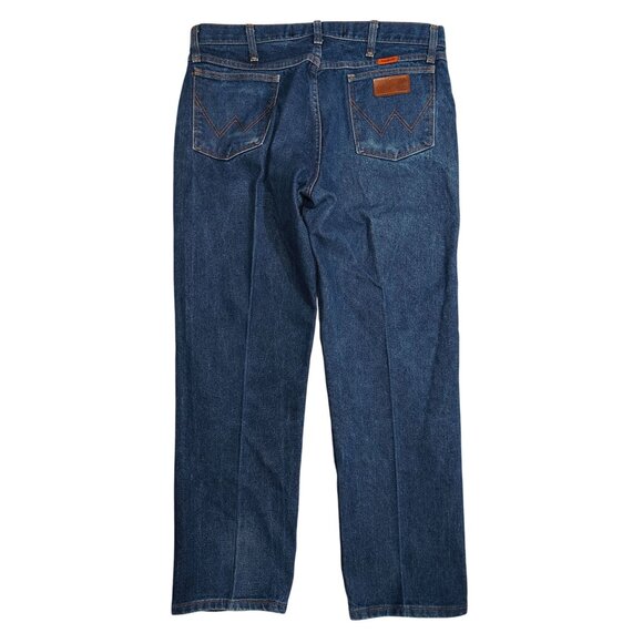 Wrangler Mens Flame Resistant Jeans Size 36x30 Original Fit 100% Cotton Denim - Picture 2 of 5